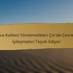 Hava Kalitesi Yönetmelikleri Çin’de Çevresel İyileşmeleri Teşvik Ediyor