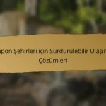Japon Şehirleri için Sürdürülebilir Ulaşım Çözümleri