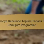 Japonya Genelinde Toplum Tabanlı Geri Dönüşüm Programları