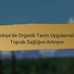 Türkiye’de Organik Tarım Uygulamaları Toprak Sağlığını Artırıyor